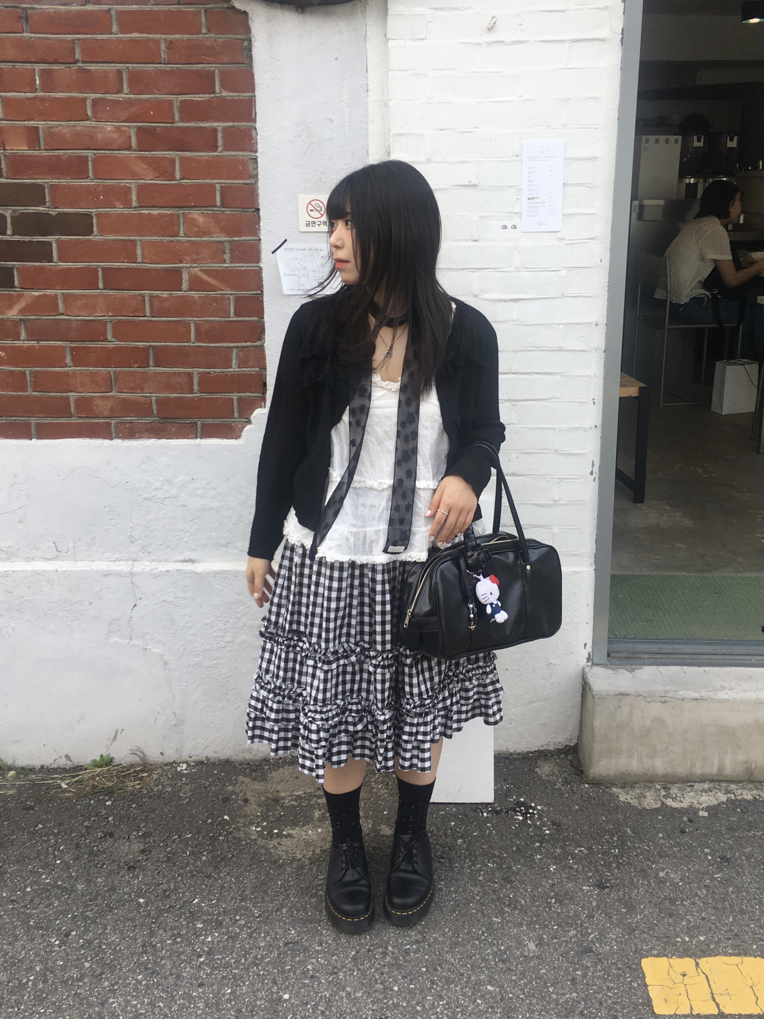 Dr. Martens 1461 Smooth Black 착용 스타일