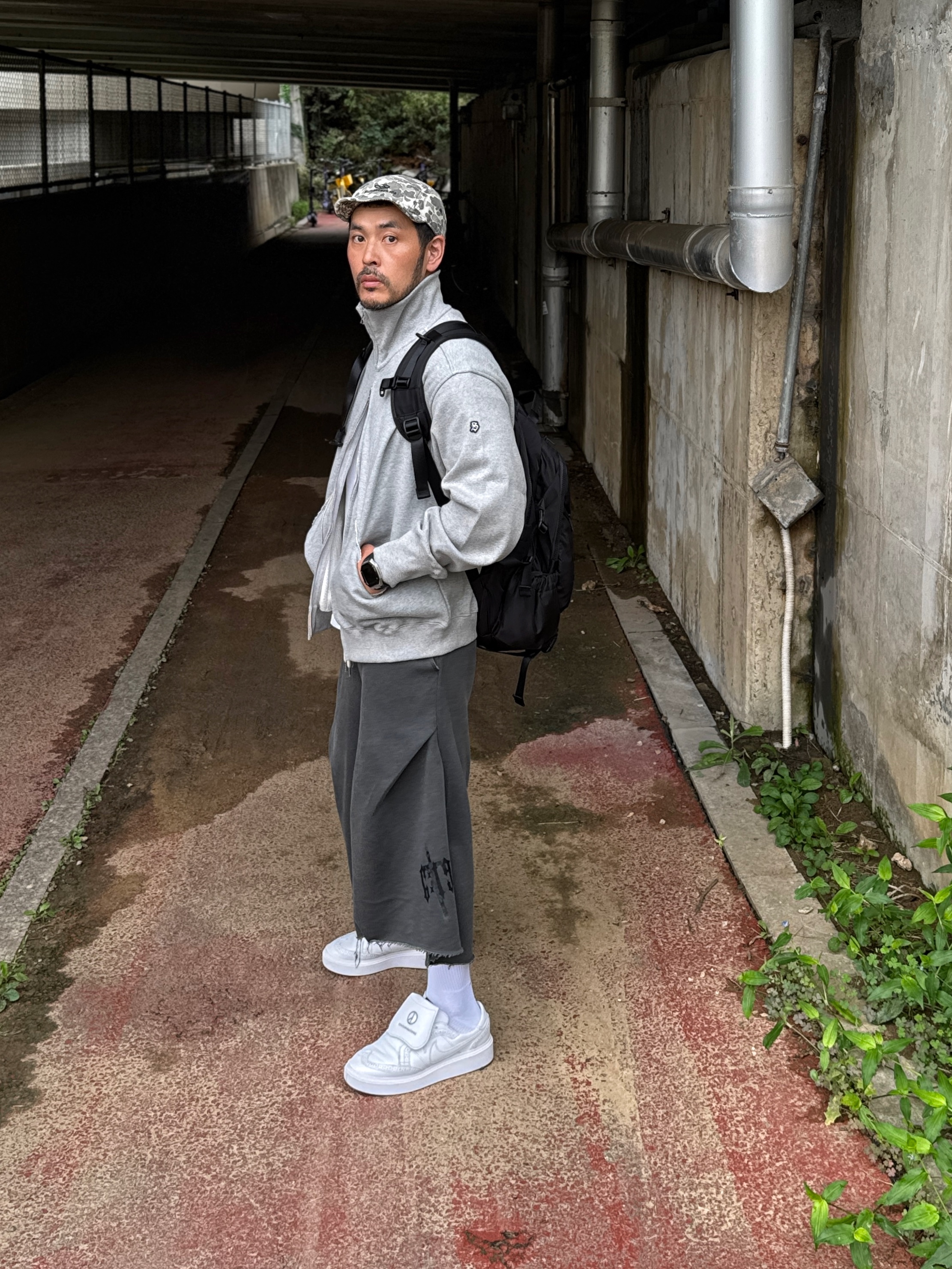 Nike x Peaceminusone Kwondo1 White, YESEYESEE Plaid Wing Jacket Blue 착용 스타일 - 1