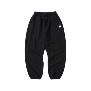 Knitted Knitted Day Logo Sweat Pants Black