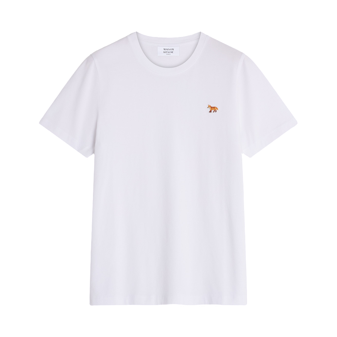 PW00115KJ7026-P100 (W) Maison Kitsune Baby Fox Regular T-Shirt White