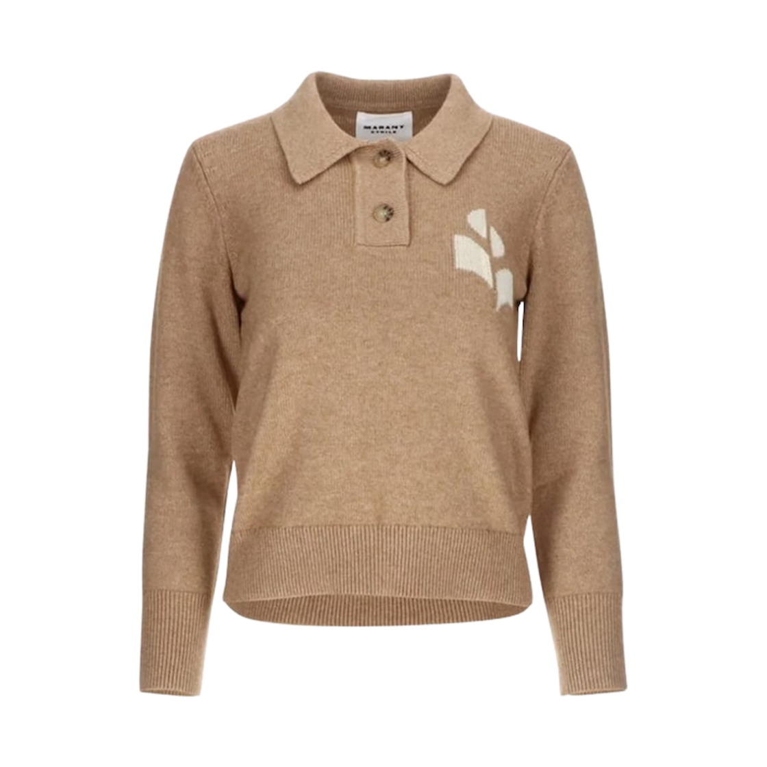 PU0314FA-A1X05E-50CM (W) Isabel Marant Nola Sweater Camel - 25FW