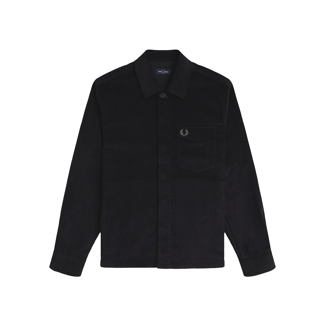 AFPM2531717-102 Fred Perry Corduroy Overshirt Black