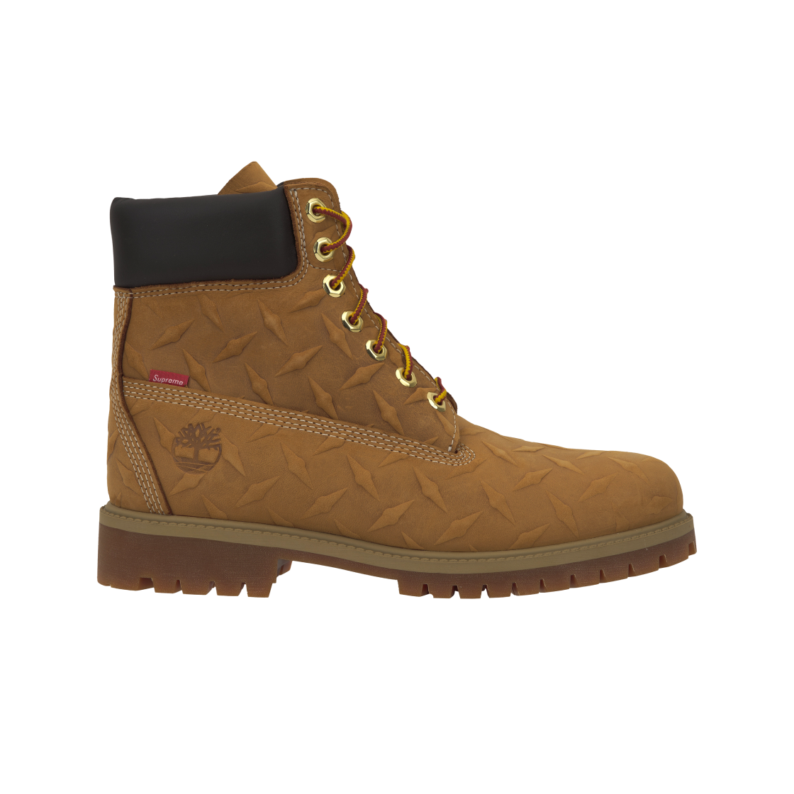 팀버랜드 x 슈프림 다이아몬드 플레이트 6인치 프리미엄 워터프루프 부츠 위트 - 23FW - 미디움(Timberland x Supreme Diamond Plate 6 Inch Premium Waterproof Boot Wheat - 23FW - Medium)