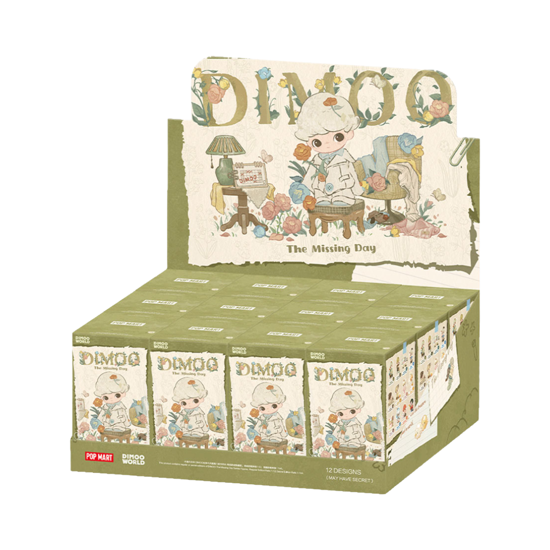 - Pop Mart Dimoo The Missing Day Series Figures Sealed Case (12 Blind Boxes)