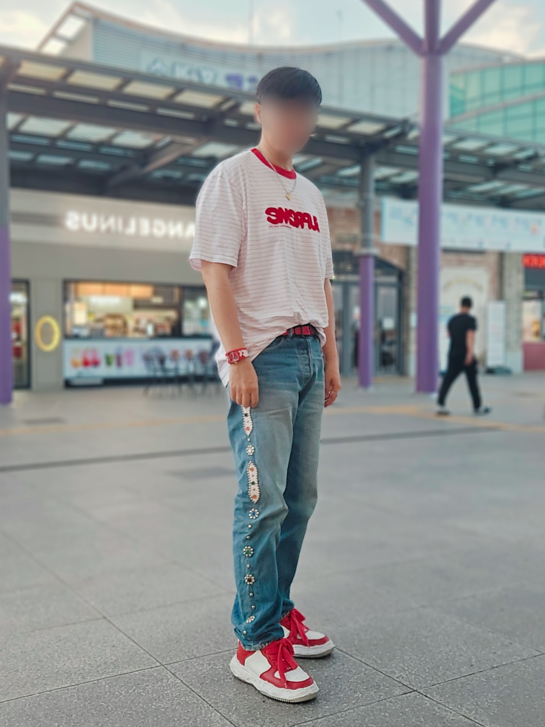 Supreme Bubble S/S Top White - 25SS, Kapital 14 oz. Denim 5P Monkey Cisco Gemstone Pants Indigo (Processing) 착용 스타일
