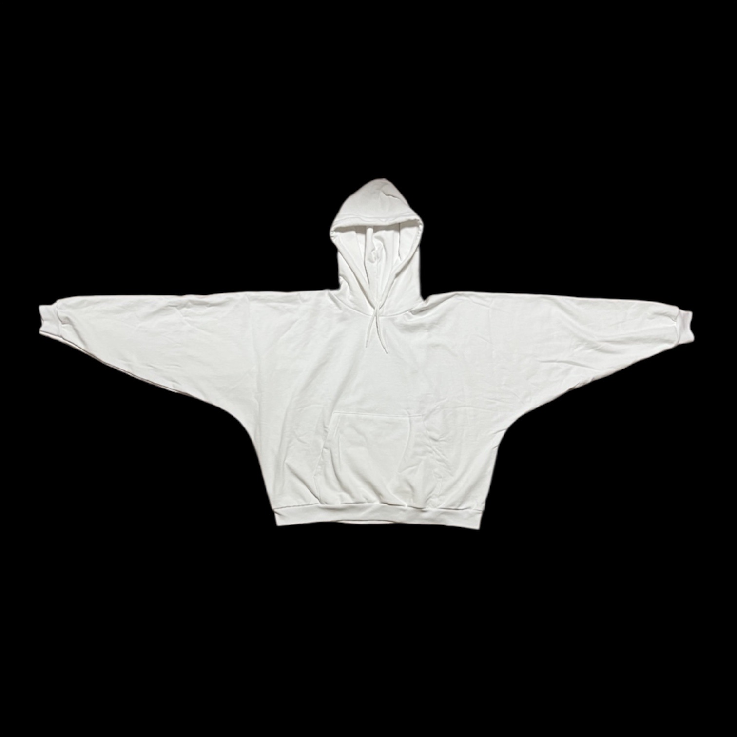 Yeezy x Gosha Rubchinskiy Blank HD-01 Hoodie White 착용 스타일 - 1