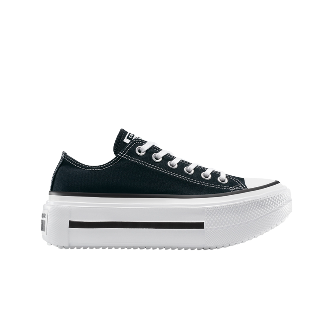 컨버스 척 테일러 올스타 리프트 더블 스택 로우 블랙 화이트(Converse Chuck Taylor All Star Lift Double Stack Ox Black White)