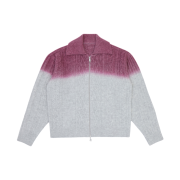 Ader Error Rowy Knit Zip-Up Grey