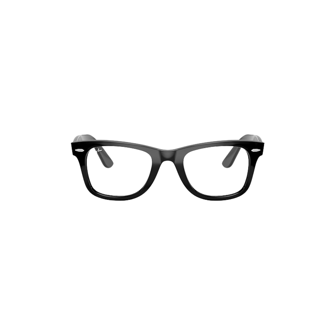 레이밴 RB4340V 웨이페어러 이즈 옵틱스 폴리쉬드 블랙 프레임 클리어 렌즈 하이 브릿지 핏(Ray-Ban RB4340V Wayfarer Ease Optics Polished Black Frame Clear Lenses High Bridge Fit) - 1