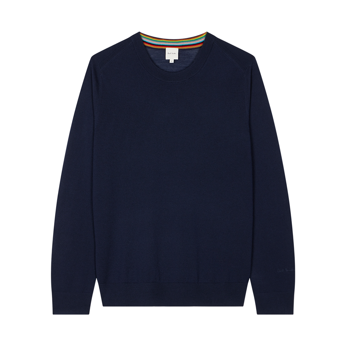 M1R-238Z-P02093-49 Paul Smith Merino Wool Sweater Navy Blue