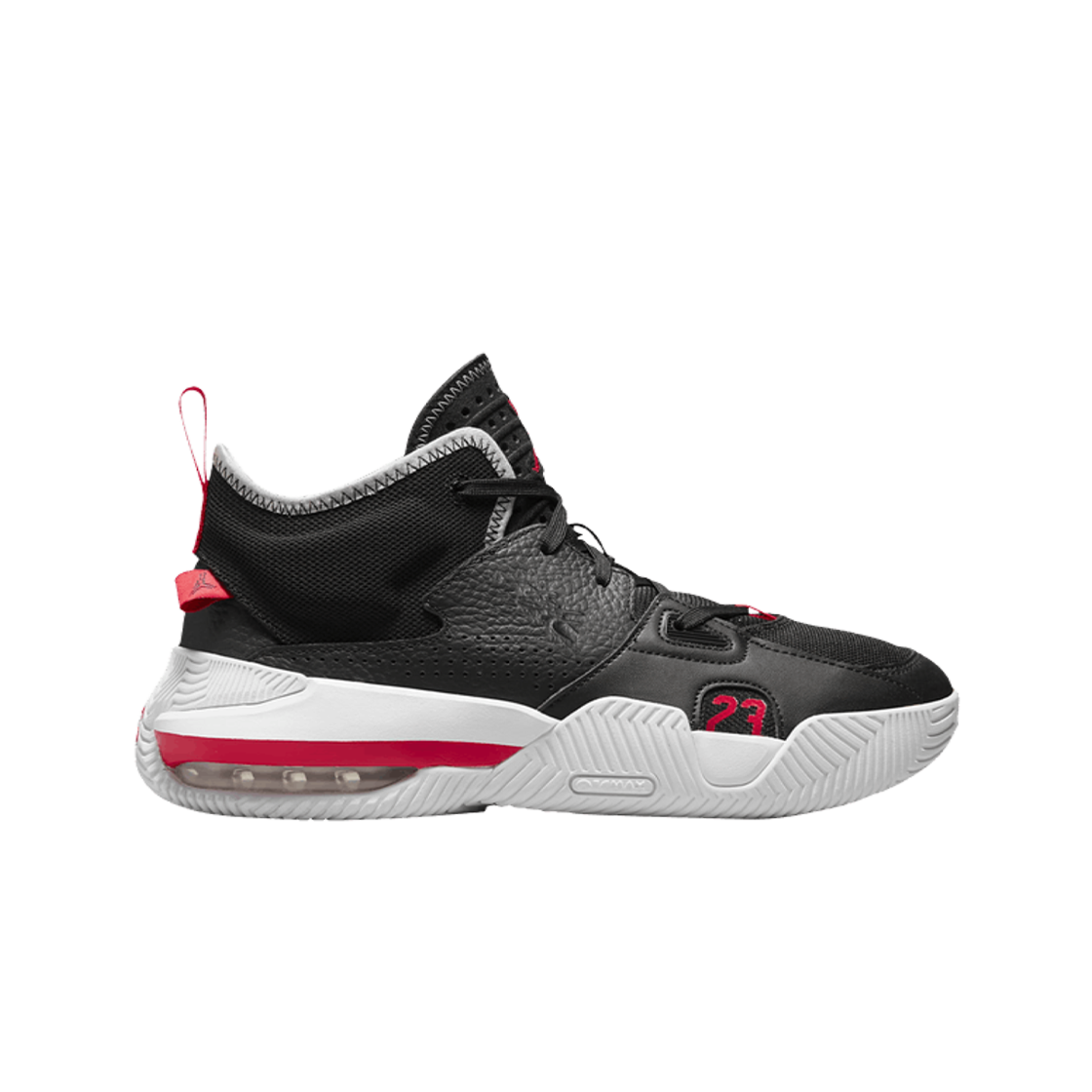 DQ8401-006 Jordan Stay Royal 2 Black University Red