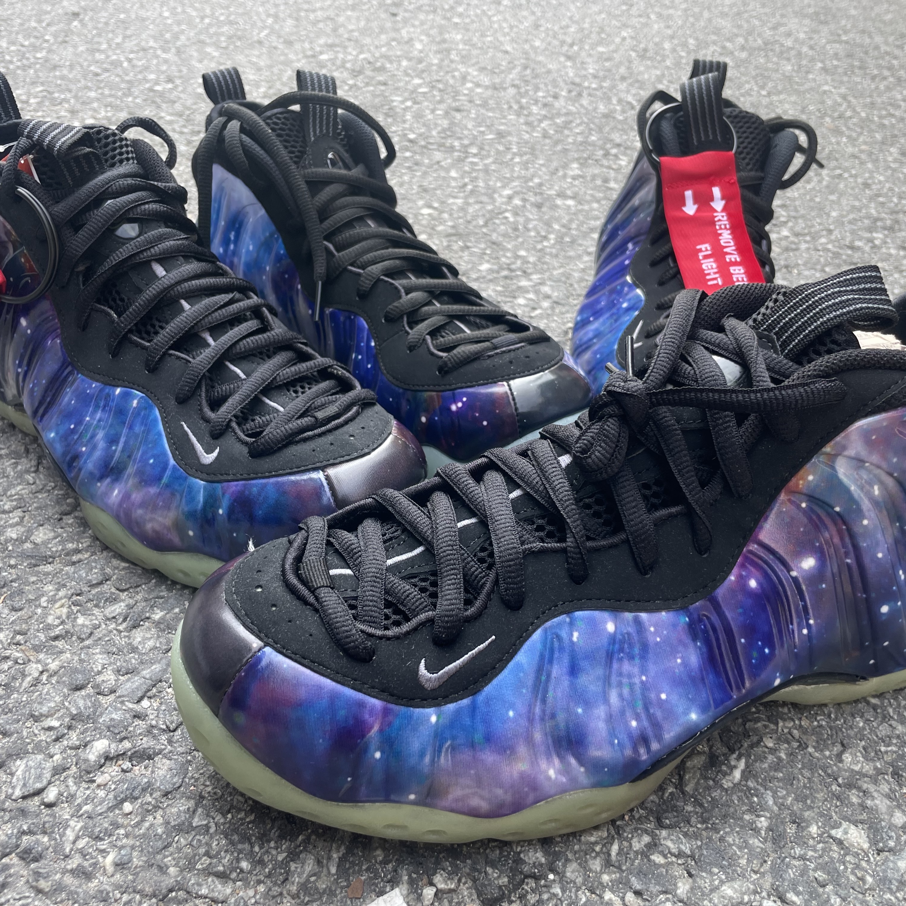 Nike Air Foamposite One Galaxy 착용 스타일 - 3