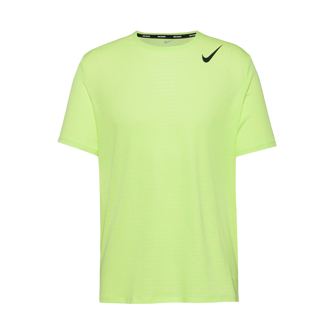 나이키 에어로스위프트 드라이핏 ADV 숏슬리브 러닝 탑 레몬 트위스트 블랙 - 아시아(Nike Aeroswift Dri-Fit ADV Short Sleeve Running Top Light Lemon Twist Black - Asia) - 1
