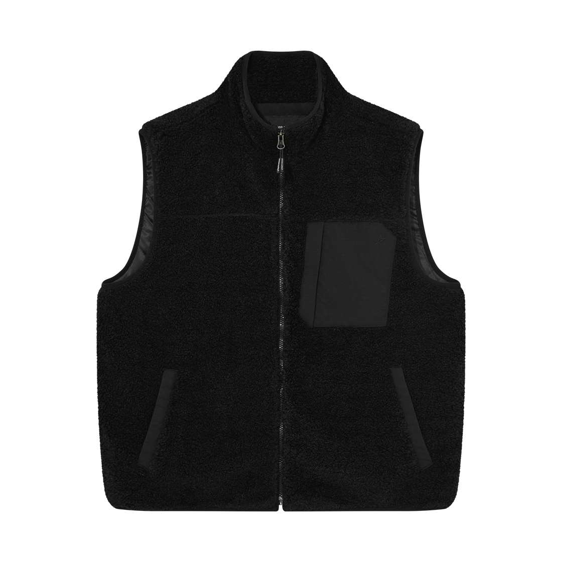 L35UJV011BLK LOCKHEED MARTIN Boa Fleece Patch Vest Black