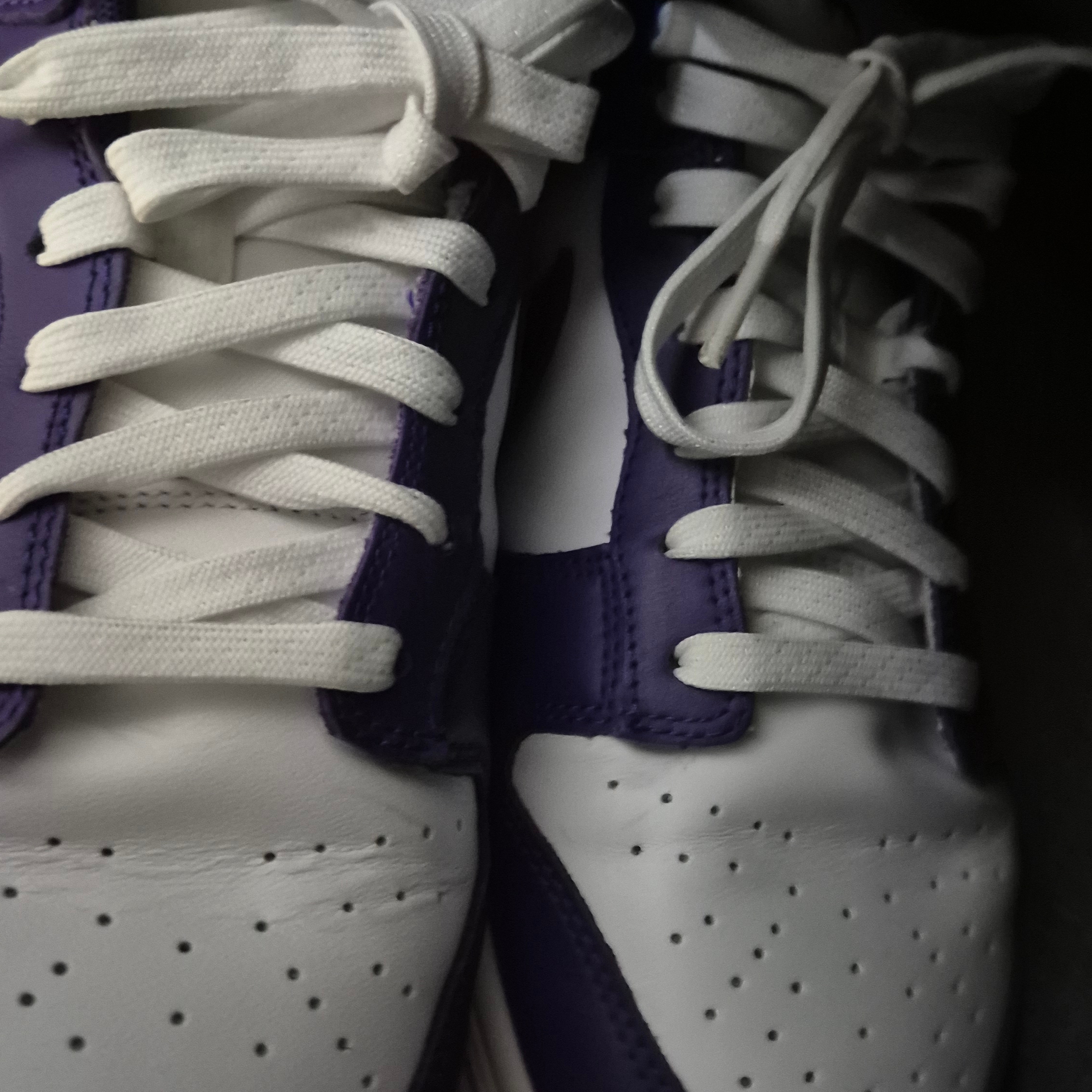 Nike Dunk Low Retro Championship Court Purple 착용 스타일