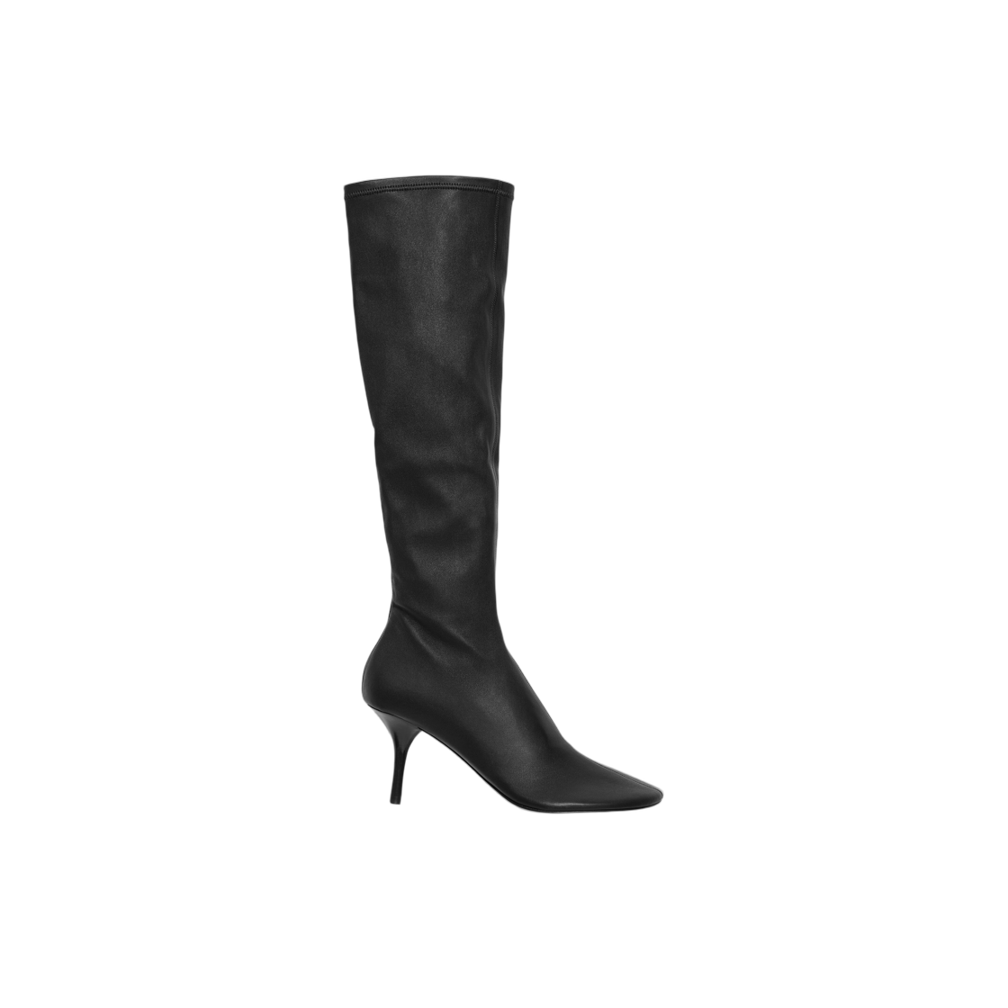 (W) 아크네 스튜디오 하이 레더 부츠 블랙((W) Acne Studios High Leather Boots Black)