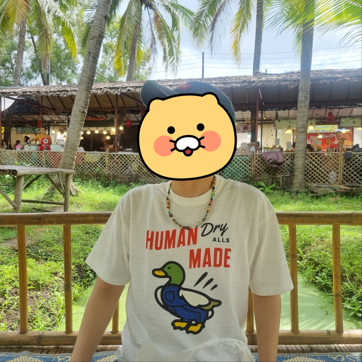 Human Made Graphic T-Shirt White, Supreme Washed Chino Twill Camp Cap Denim - 21FW 착용 스타일