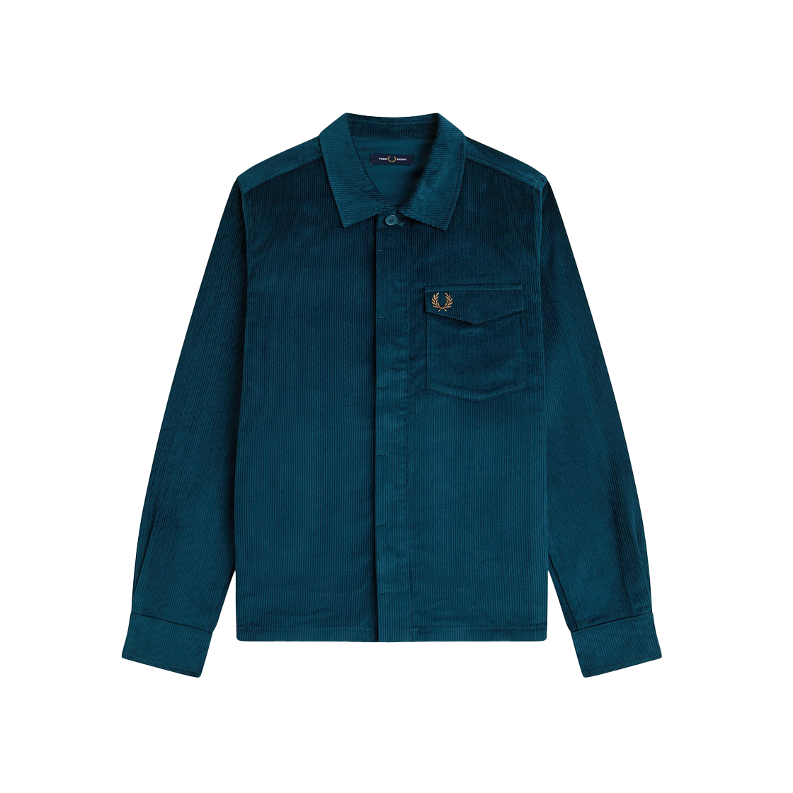 프레드페리 코듀로이 오버셔츠 다크페트롤(Fred Perry Corduroy Overshirt Dark Petrol) - 1
