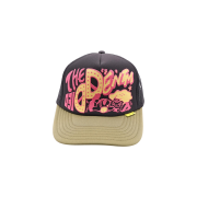 Kapital The Denim Died Print Trucker Cap Black Khaki