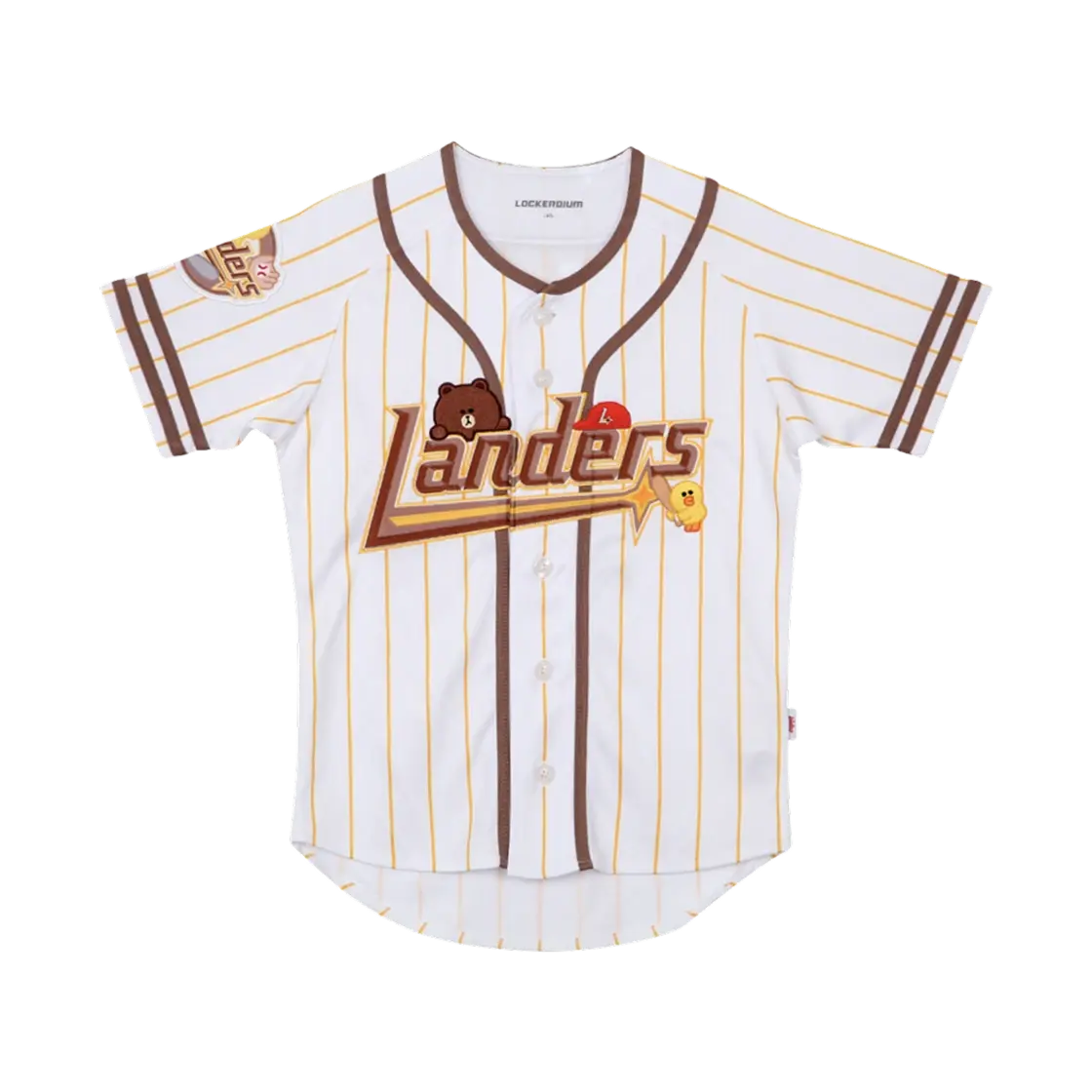 (Kids) SSG 랜더스 x 라인 프렌즈 유니폼 키즈 브라운 (논 마킹 버전)((Kids) SSG Landers x Line Friends Uniform Kids Brown (Non Marking Ver.))