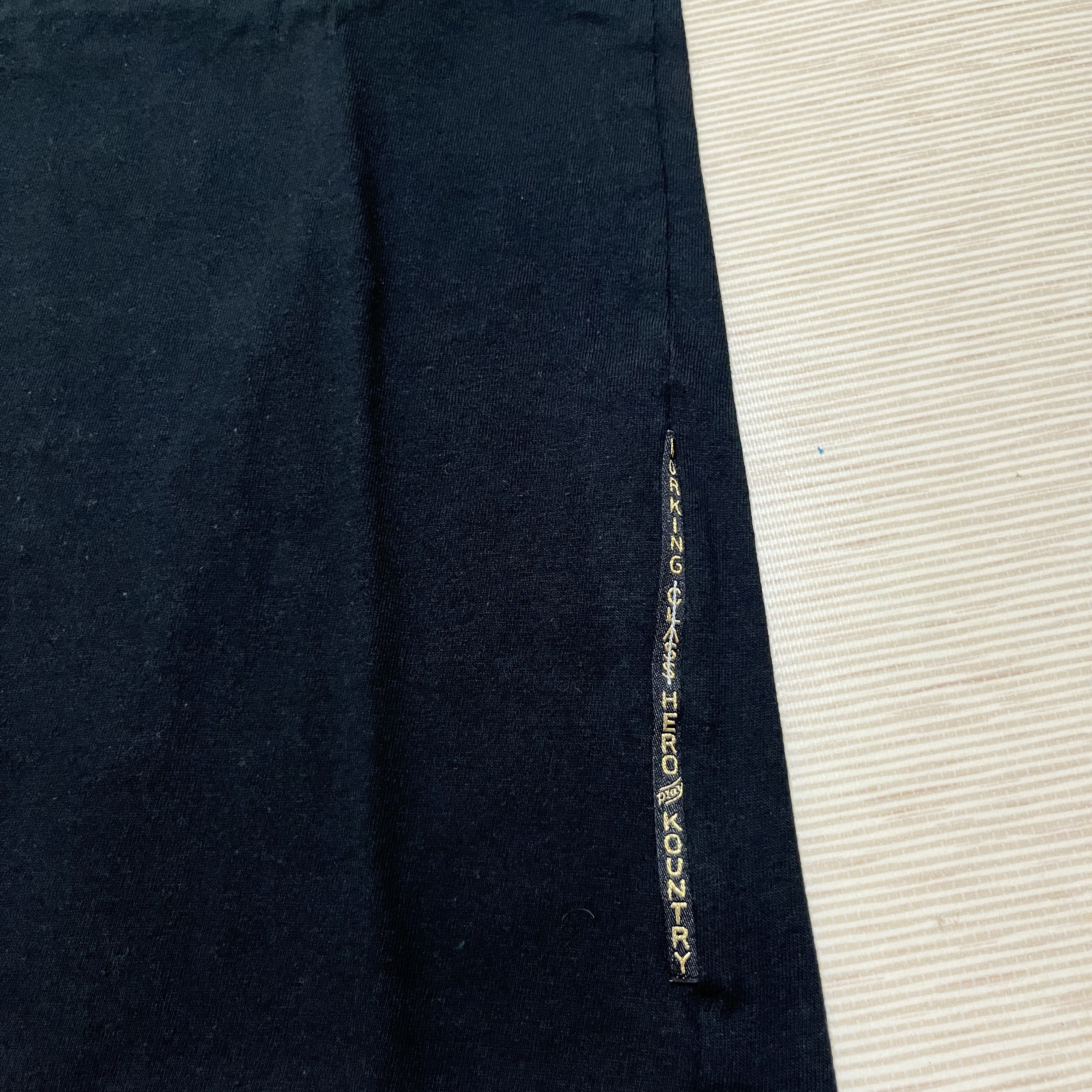 Kapital 20 Jersey Ringer T-Shirt Peckish & Kachina Pt Black 착용 스타일 - 3