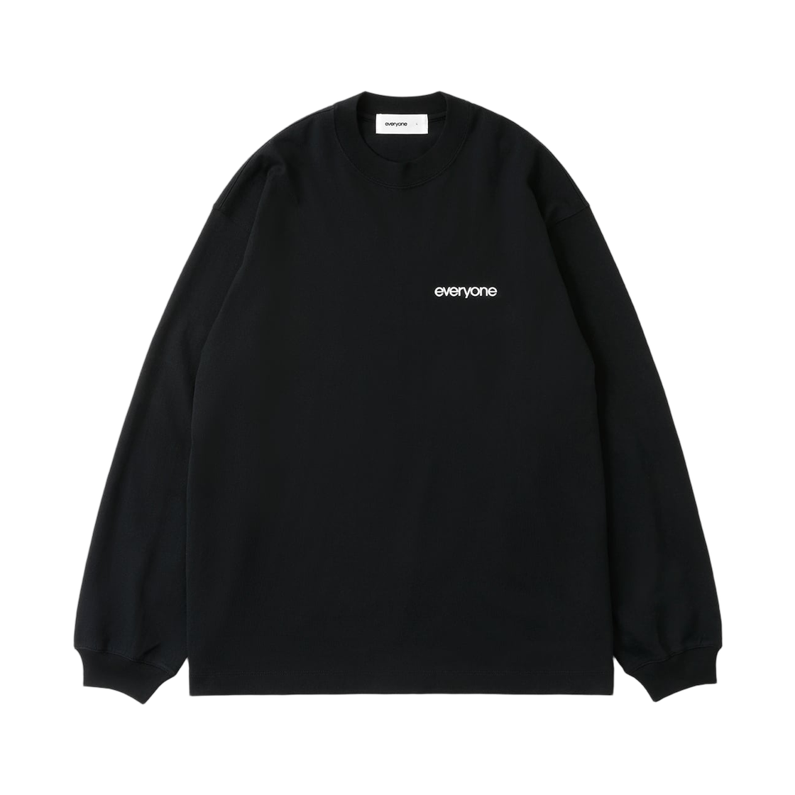 에브리원 오리지널 로고 롱슬리브 티셔츠 블랙(everyone Original Logo Long Sleeve T-Shirt Black)