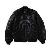 BAPE Shark Bomber Jacket Black