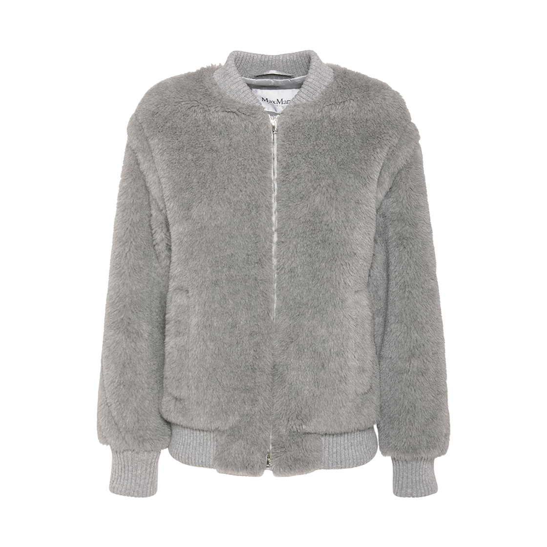 TERRY-002 (W) Max Mara Terry Bomber Jacket Grey