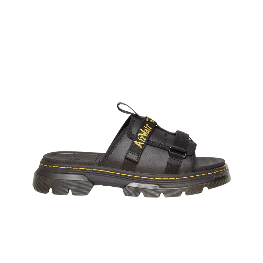 닥터마틴 에이스 밀드 코티드 레더 웨빙 샌들 블랙(Dr. Martens Ayce Milled Coated Leather Webbing Sandals Black) - 1