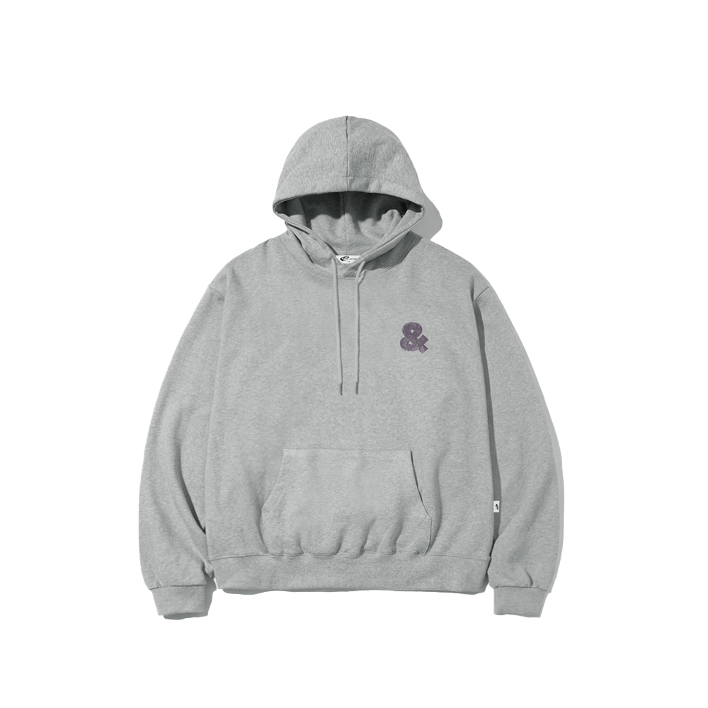 E252HD034GR Escapefrom HMH CLUB Print Hoodie Gray