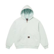 Supreme x Dickies Quilted Lined Zip Up Hooded Sweatshirt Pale Blue - 25FW