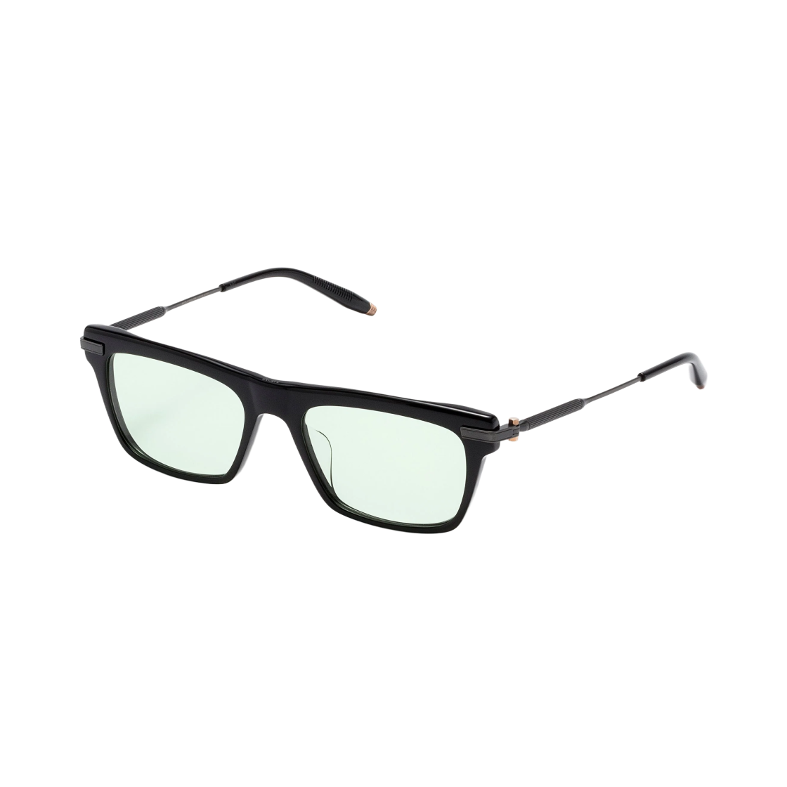 아코니 아크 블랙 앤티크드 피우터 라이트 올리브 렌즈 - 몰디드 핏(Akoni Arc Black Antiqued Pewter Light Olive Lenses - Molded Fit)