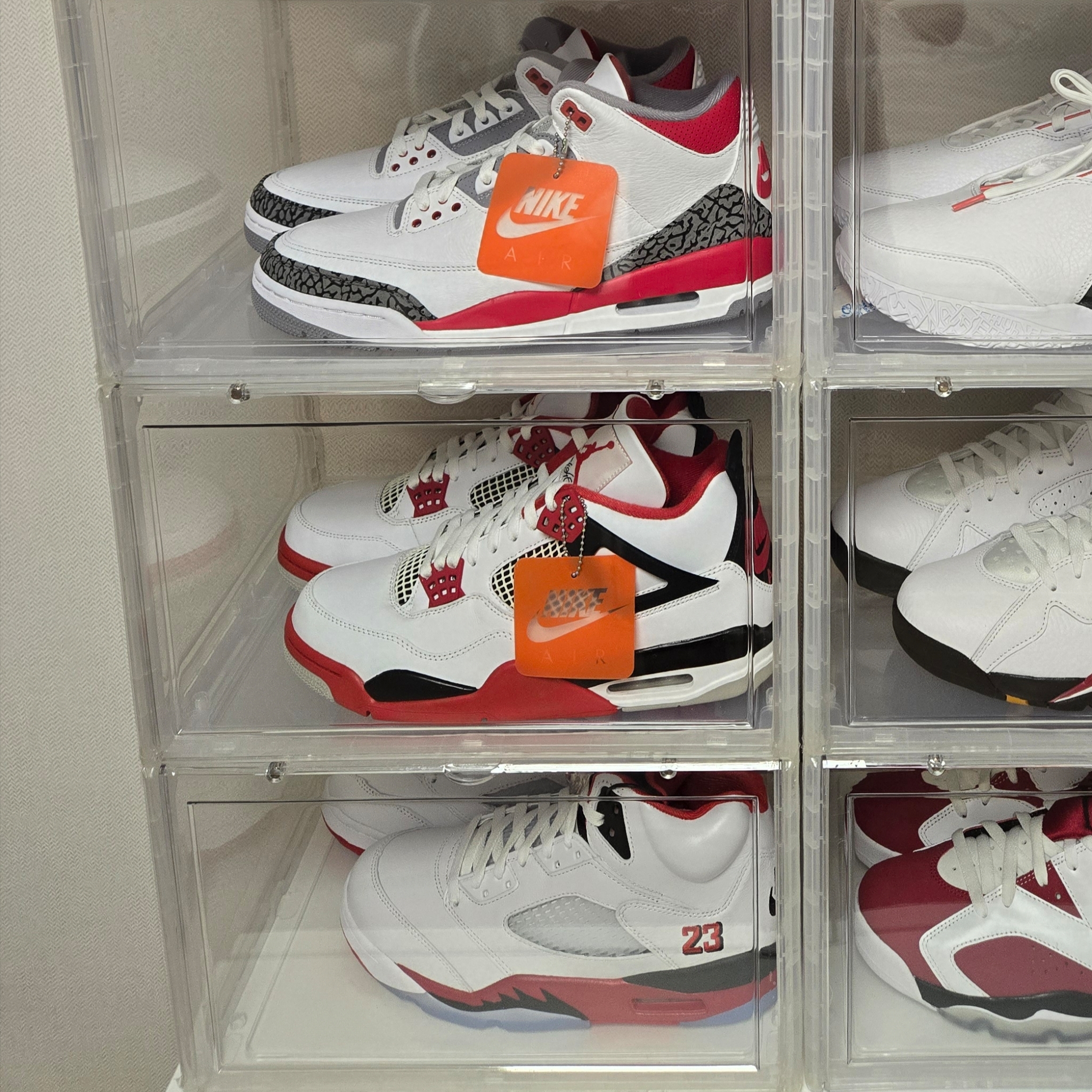 Jordan 5 Retro Fire Red Black Tongue 2025 착용 스타일