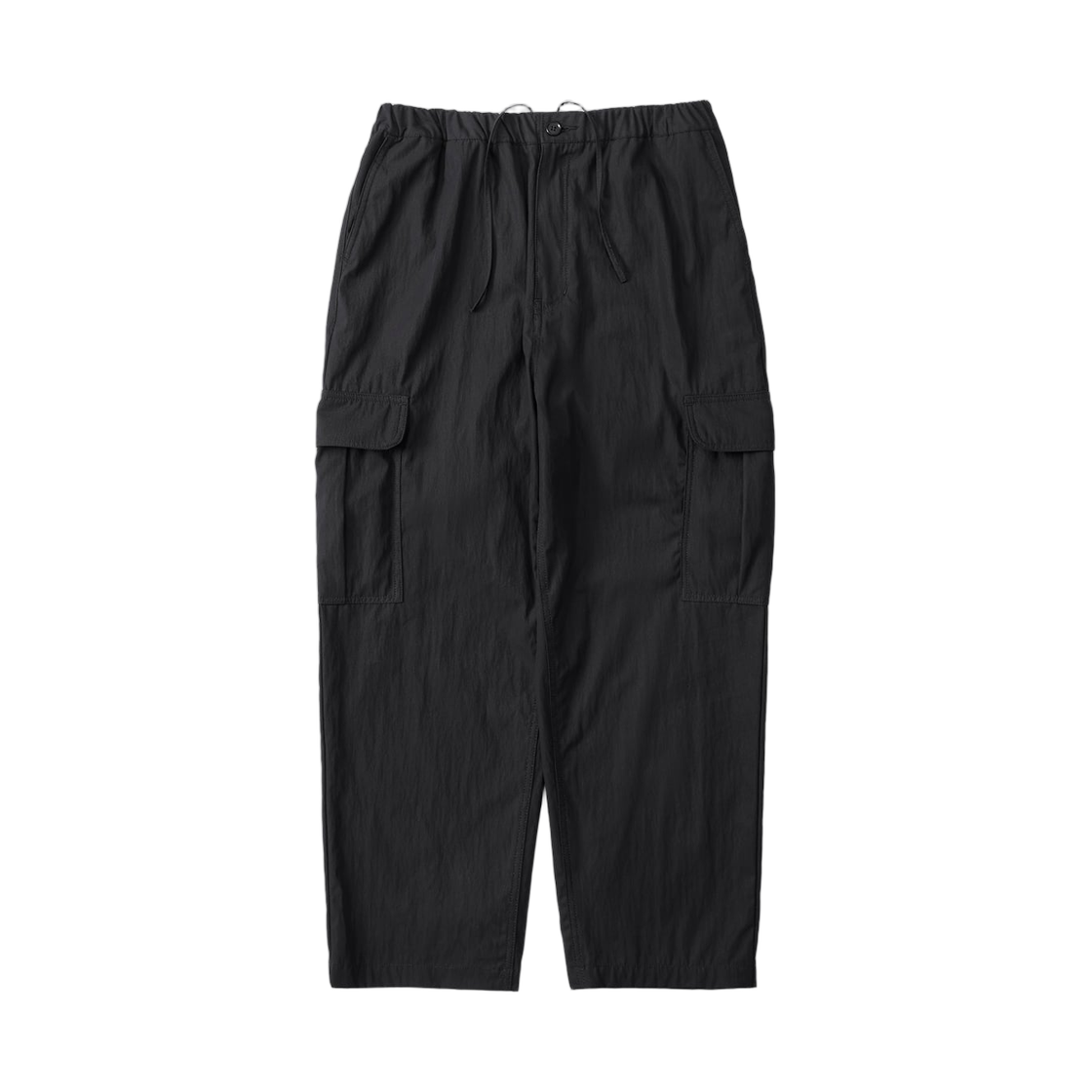 - everyone Cotton Nylon Cargo Pants Black