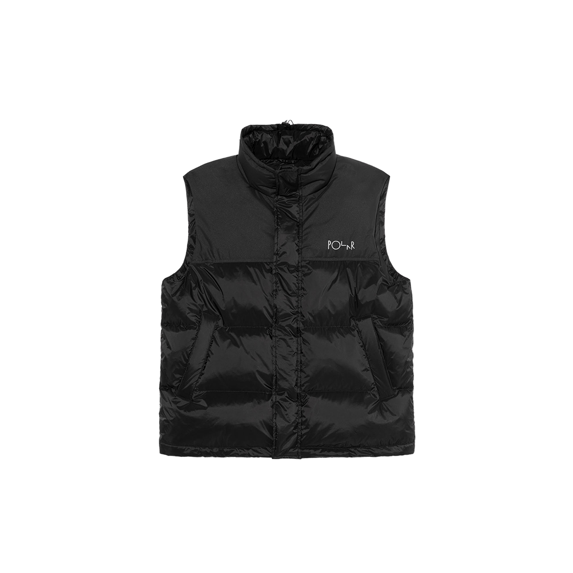 P000BKNN Polar Skate Co. Basic Puffer Vest Black