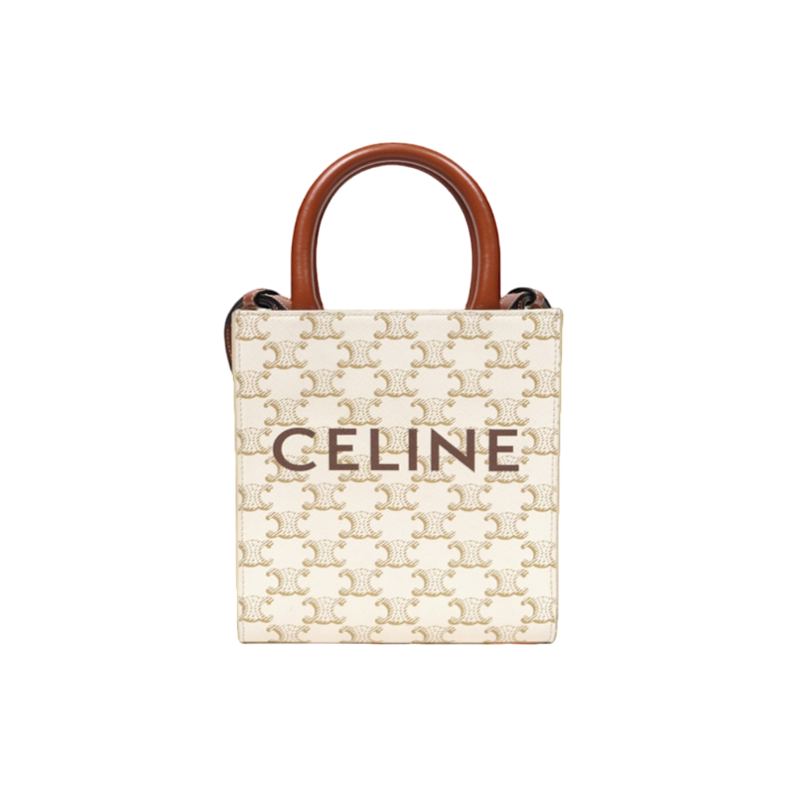 셀린느 미니 화이트 트리오페 캔버스 카바스 토트백 D-A35991(Celine Mini White Triomphe Canvas Cabas Tote Bag D-A35991) - 1