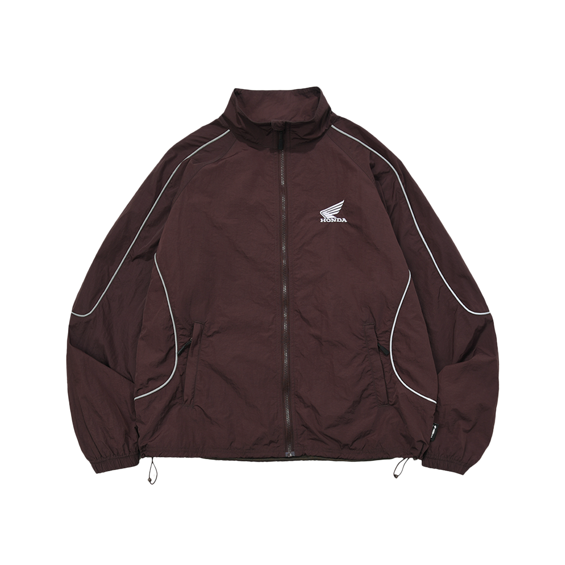 HFF1JK305ABU Honda Basic Logo nylon Track Jacket Burgundy