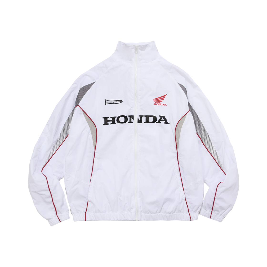 혼다 트랙 지퍼 업 자켓 화이트(Honda Track Zip up Jacket White)