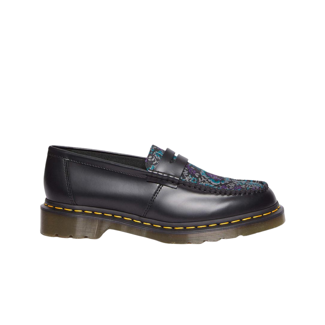 닥터마틴 펜톤 플로럴 자카드 로퍼 블랙 플로럴(Dr. Martens Penton Floral Jacquard Loafers Black Floral) - 1