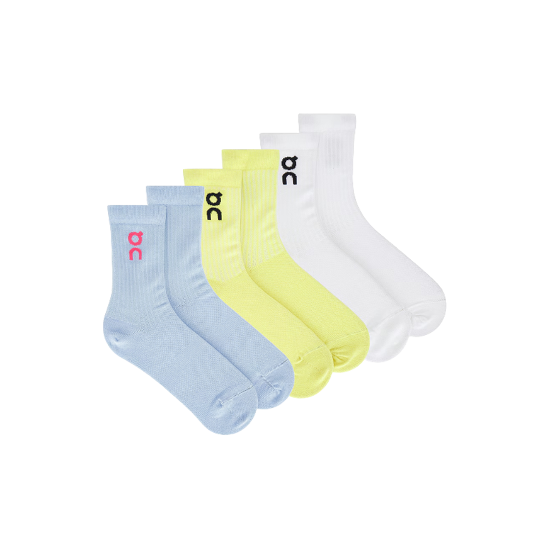 온 러닝 로고 삭스 제스트 스트라토스피어 (3개입)(On Running Logo Socks Zest Stratosphere (3 Pack))