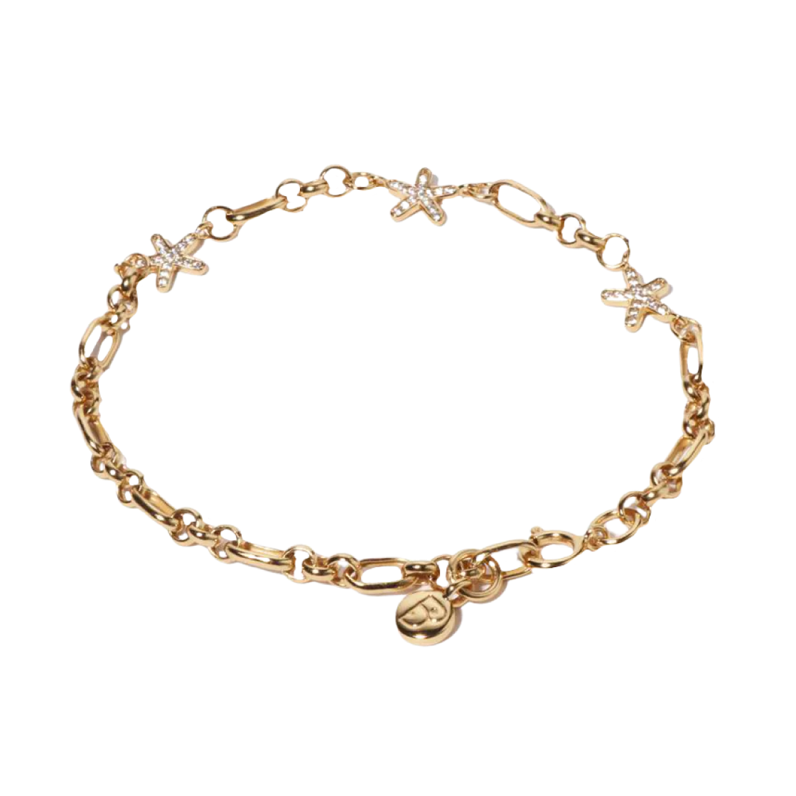 (W) 베이프 베이피 베이프 스타 브레이슬릿 골드((W) BAPE Bapy BAPE Star Bracelet Gold) - 1