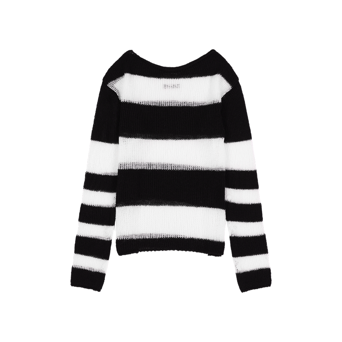 F25ZB020BK Fancy Club Hailey Stripe Knit Black