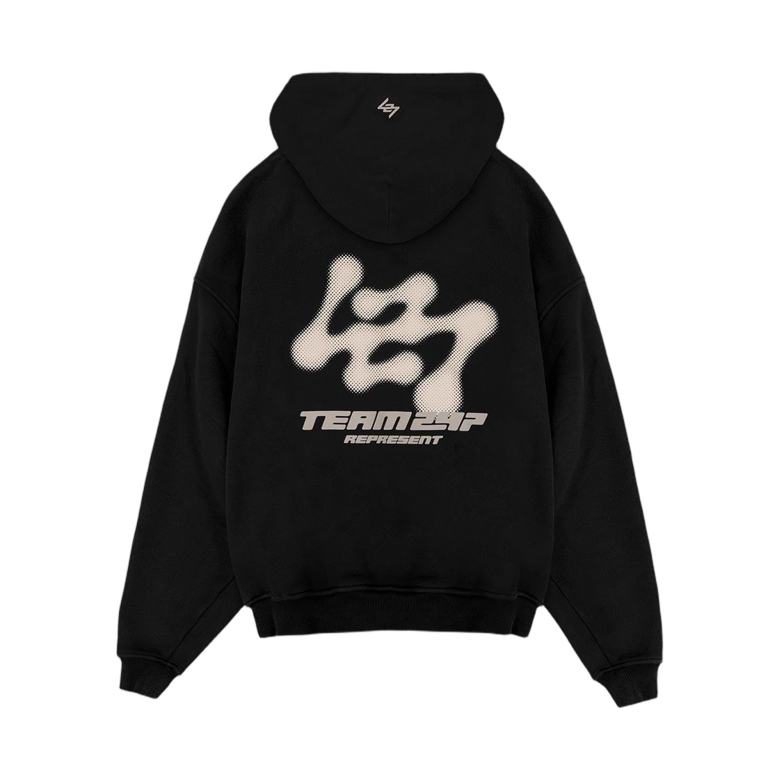 247리프레젠트 247 퓨처 테레인즈 오버사이즈드 후디 블랙(247represent 247 Future Terrains Oversized Hoodie Black) - 1