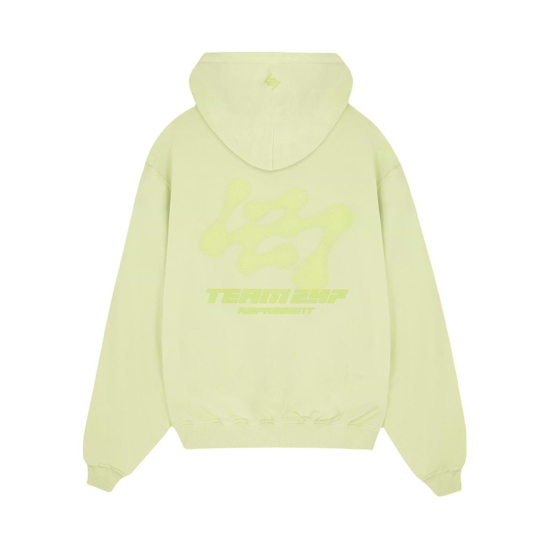 247리프레젠트 247 퓨처 테레인즈 오버사이즈드 후디 섀도 라임(247represent 247 Future Terrains Oversized Hoodie Shadow Lime)
