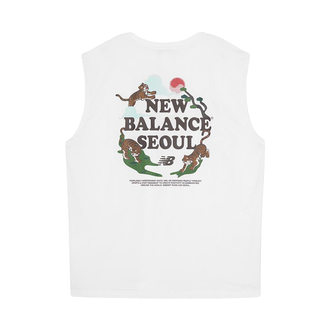 NBNGF3A163-10 New Balance Frozen Seoul Tiger Exclusive Sleeveless White