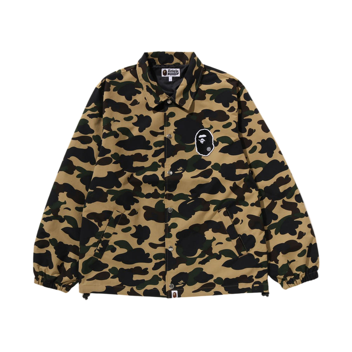 베이프 퍼스트 카모 코치 자켓 옐로우(BAPE 1st Camo Coach Jacket Yellow)