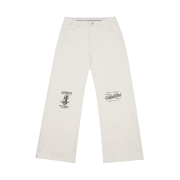 STU Printing Pants Cream