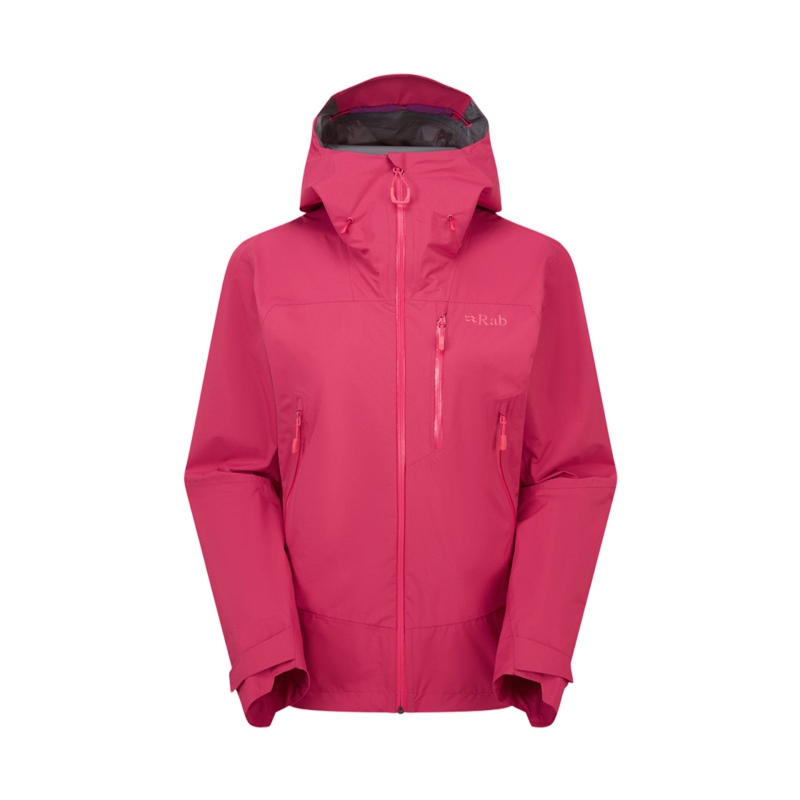 (W) 랩 다운포어 마운틴 워터프루프 자켓 워터멜론((W) Rab Downpour Mountain Waterproof Jacket Watermelon) - 1