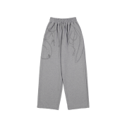 Fancy Club Keychain Eyelet Sweatpants Melange