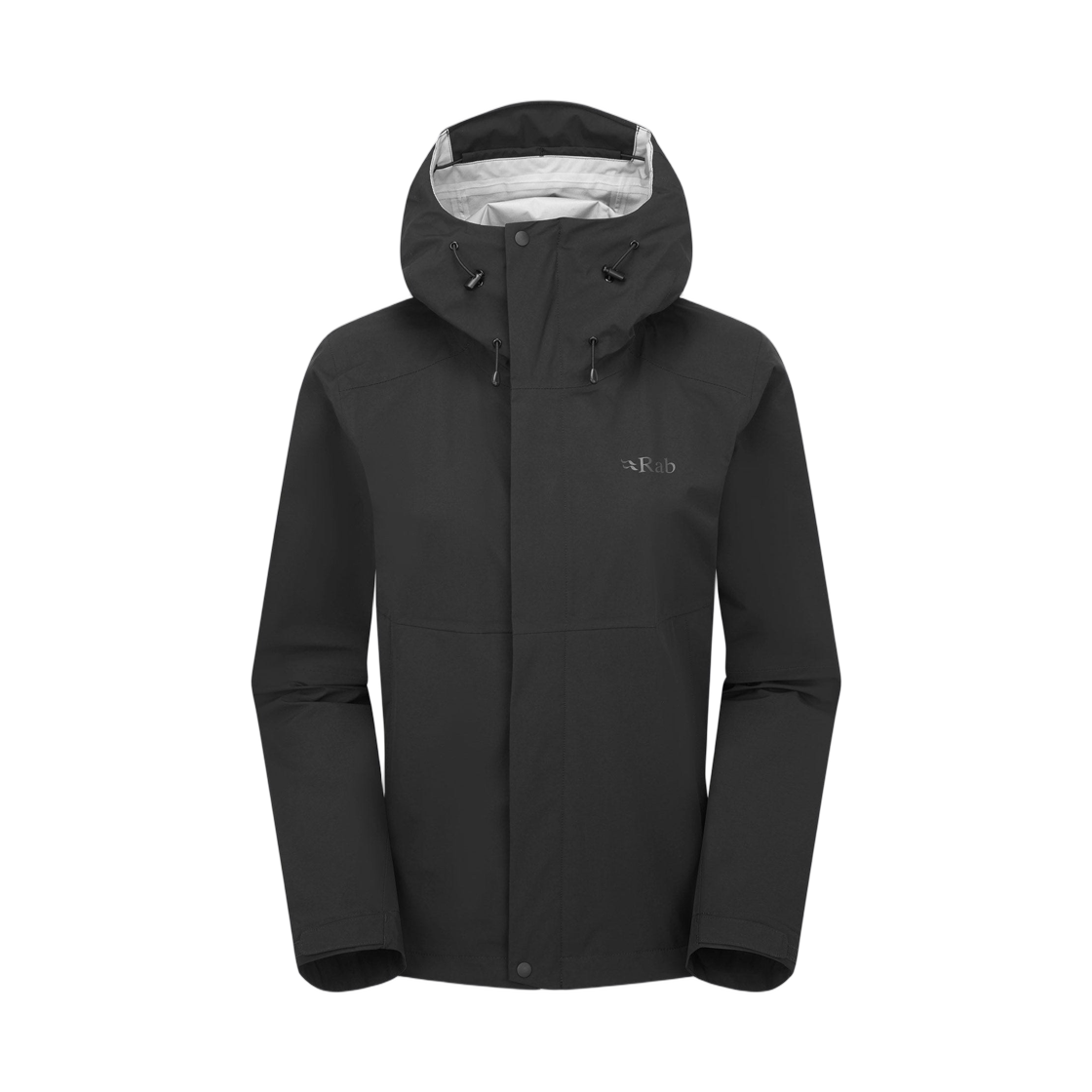 (W) 랩 파이어월 워터프루프 자켓 블랙((W) Rab Firewall Waterproof Jacket Black) - 1